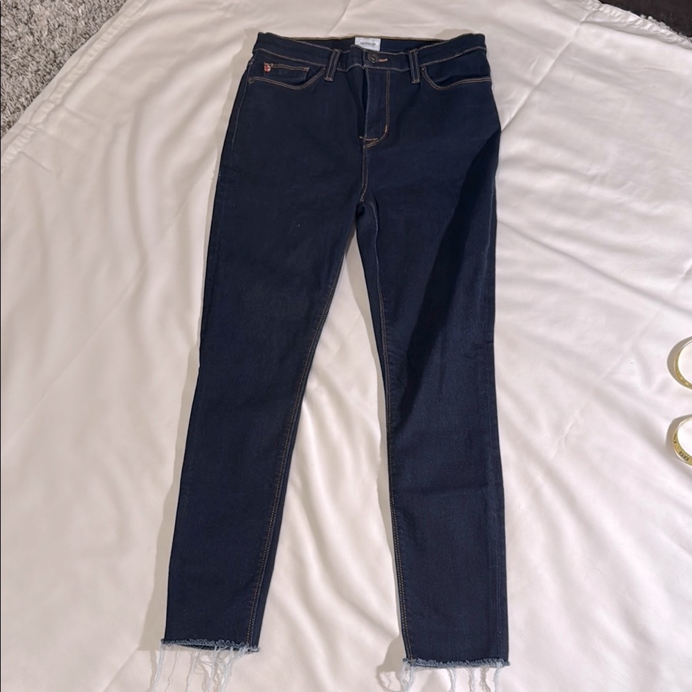HUDSON: DARK BLUE BLAIR SUPER SKINNY   SIZE 29   INSEAM 27